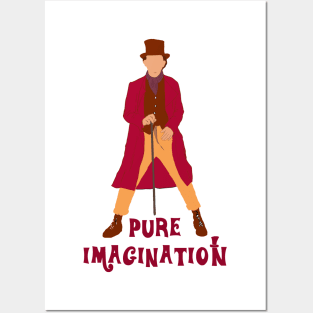 Pure Imagination Wonka 2023 Posters and Art